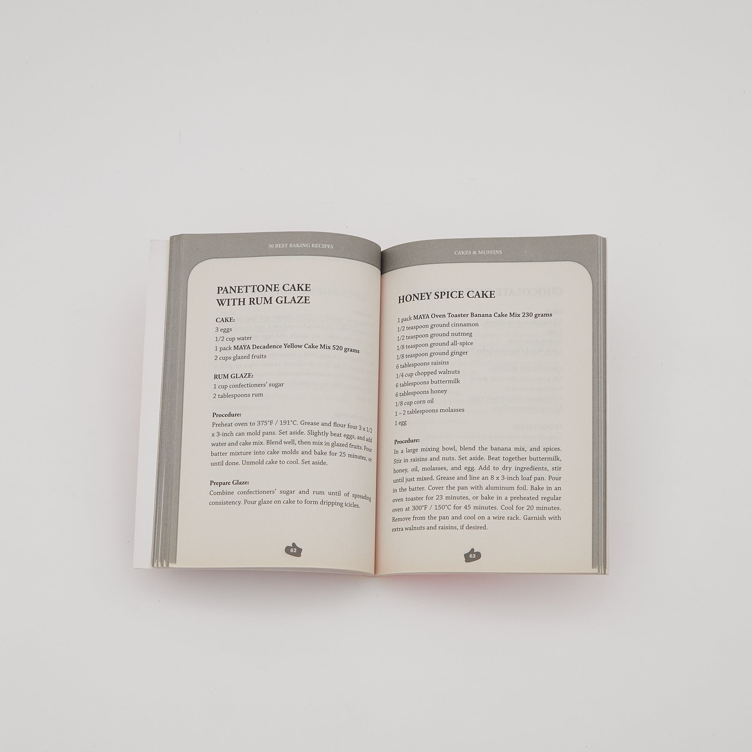 50 Best Baking Recipes Book by The Maya Kitchen – Maya Hotcake